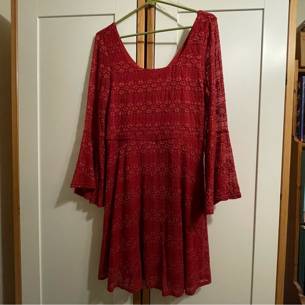 Red Lace Dress Love Reign